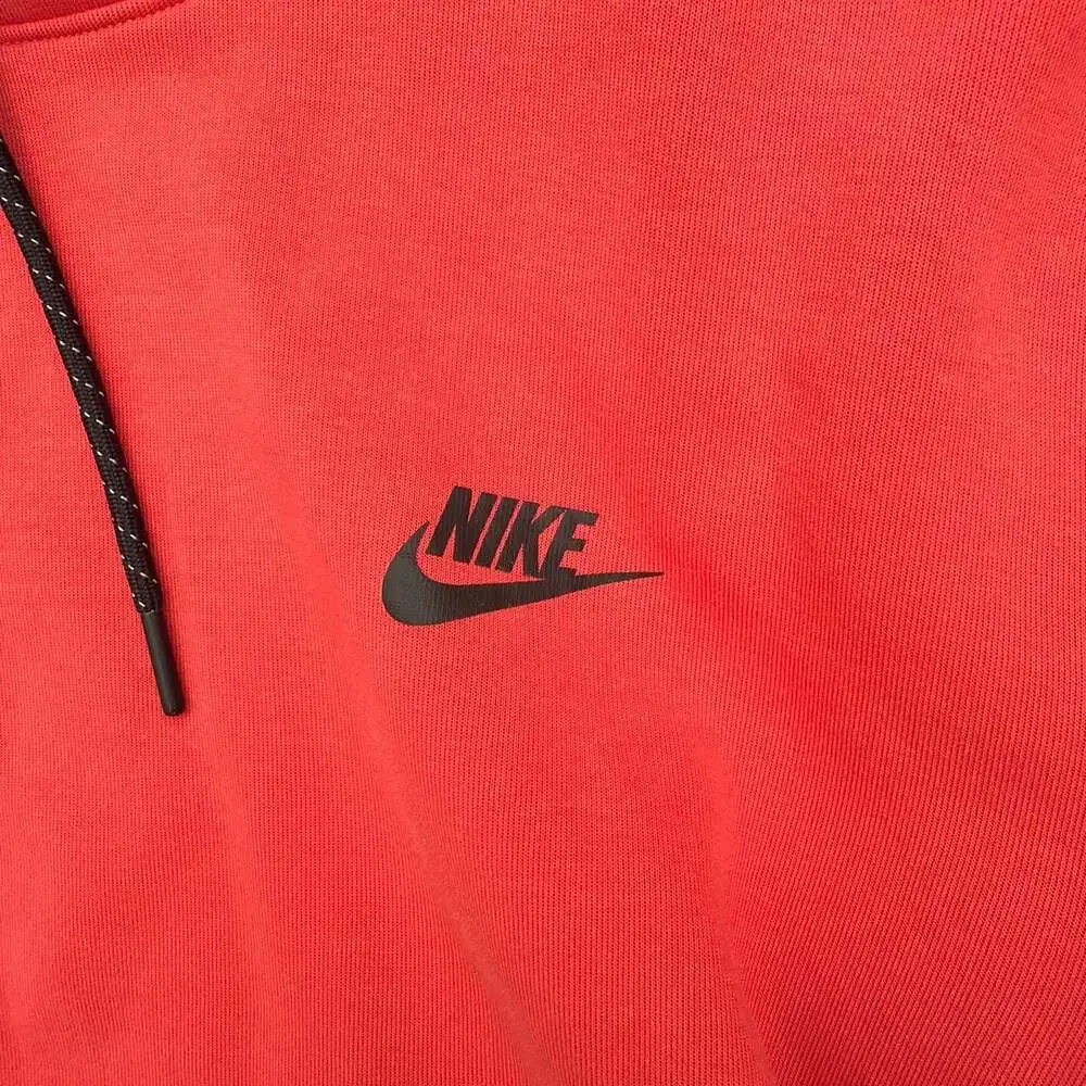 Nike Sportswear Tech Fleece Pullover Hoodie - Red (DD5174-605)